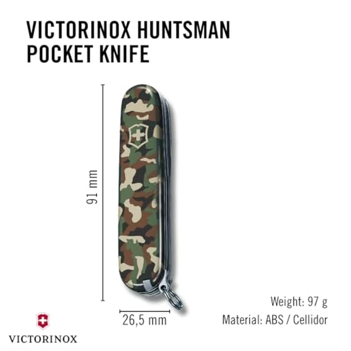Victorinox Swiss Army Canada - Sports Huntsman Pocket Knife, Camo by Victorinox - Image 3