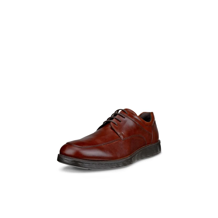 ECCO S Lite Hybrid Apron Toe Tie, Cognac, 12-12.5 by ECCO - Used - Very Good condition