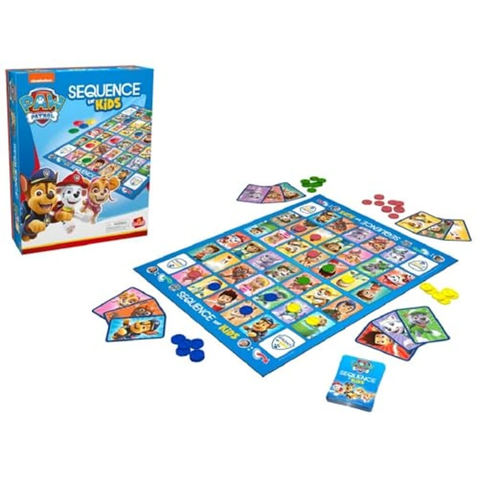 Paw Patrol Sequence for Kids | Easy to Play Matching Game of 4-in-A-Row Featuring Paw Patrol Characters | 2-4 Players, Ages 3+ by Goliath - Image 2