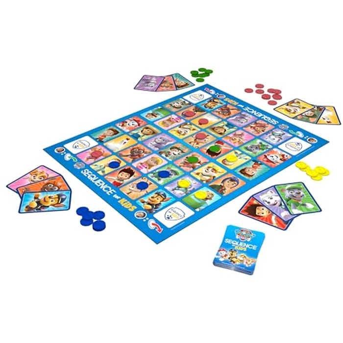 Paw Patrol Sequence for Kids | Easy to Play Matching Game of 4-in-A-Row Featuring Paw Patrol Characters | 2-4 Players, Ages 3+ by Goliath - Image 3