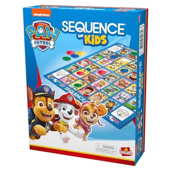 Paw Patrol Sequence for Kids | Easy to Play Matching Game of 4-in-A-Row Featuring Paw Patrol Characters | 2-4 Players, Ages 3+ by Goliath - Image 6
