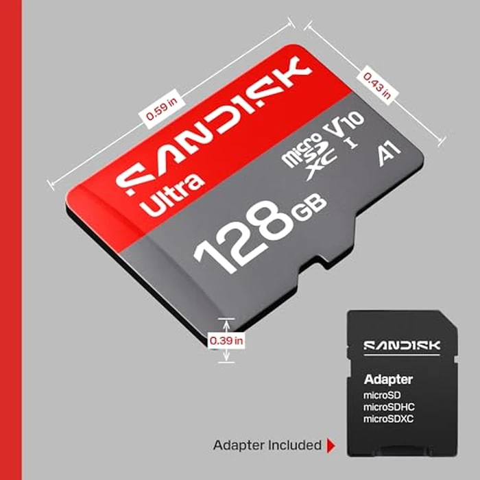 SANDISK 128GB Ultra microSD UHS-I Card - Up to 195MB/s Read Speed, Full HD Video, V10, U1, C10, A5 - SDSQUJQ-128G-GZ6MA by Sandisk - Image 8