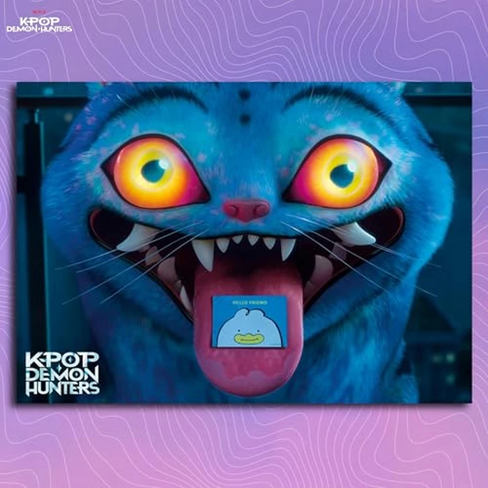 Buffalo Games - Netflix K-Pop Demon Hunters Derpy - 300 Oversized Piece Jigsaw Puzzle - Larger Shapes - Great for Adults, Family, Kids, Easy to Grip by CEACO - Image 2