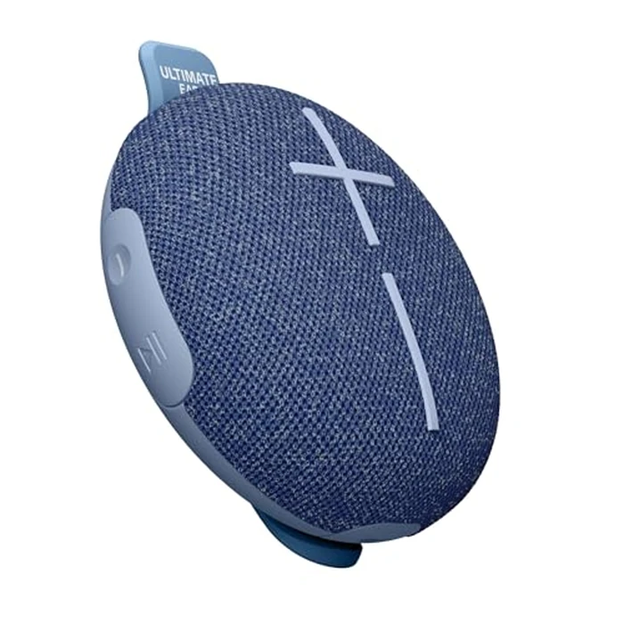 ULTIMATE EARS MINIROLL Ultra-Portable Waterproof Bluetooth Speaker, Big Bass, IP67 Dustproof, 131 ft (40 m) Range - Majestic Blue by Ultimate Ears - Used - Acceptable condition - CA$51.95