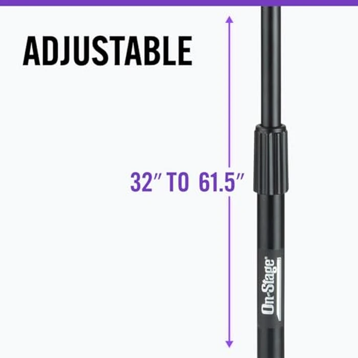 On-Stage MS7701B Euro Boom Mic Stand (For Vocal and Instrument Microphones by OnStage - Image 6