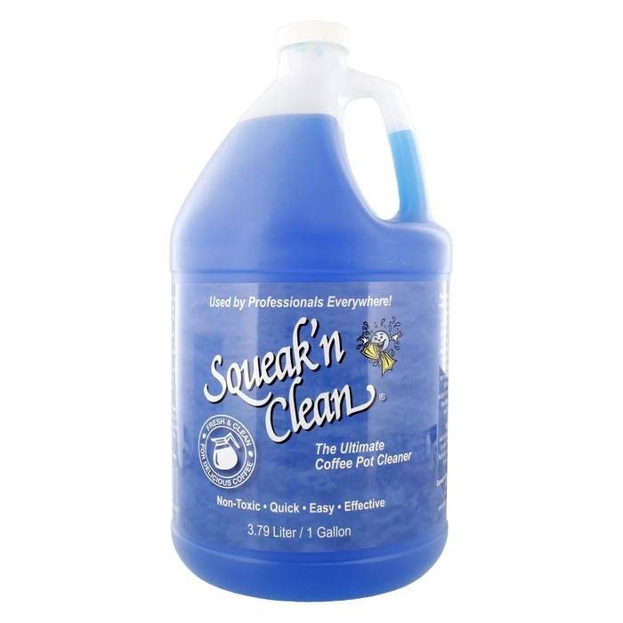 Concentrated Coffee Pot Cleaner/Food and Beverage Stain Remover - Over 20 Uses Per Bottle - Made in the USA, 1 Gallon by Squeak'n Clean - Image 1