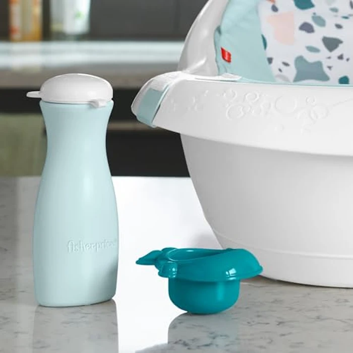 Fisher-Price(TM) Baby to Toddler Bath 4-in-1 Sling 'N Seat Tub with Removable Infant Support and 2 Toys, Pacific Pebble by Fisher-Price - Image 4