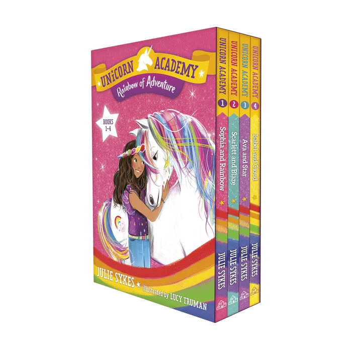 Unicorn Academy: Rainbow of Adventure Boxed Set (Books 1-4) by Random House Books for Young Readers - Used - Acceptable condition
