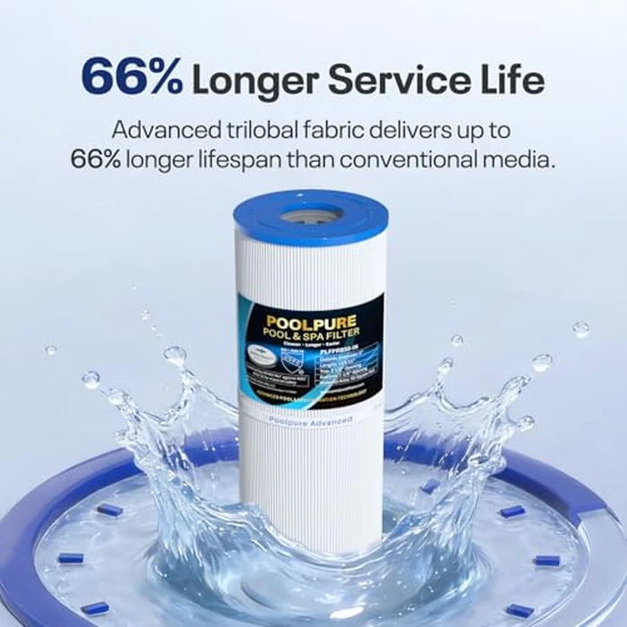POOLPURE PLFPRB25-IN Hot Tub Filter Replace Unicel C-4326, Guardian 413-106, Filbur FC-2375, FC-2370, 3005845, 17-2327, 100586, 33521, 25392, 817-2500, 5X13 Drop in Spa Filter 1 Pack by POOLPURE - Image 5