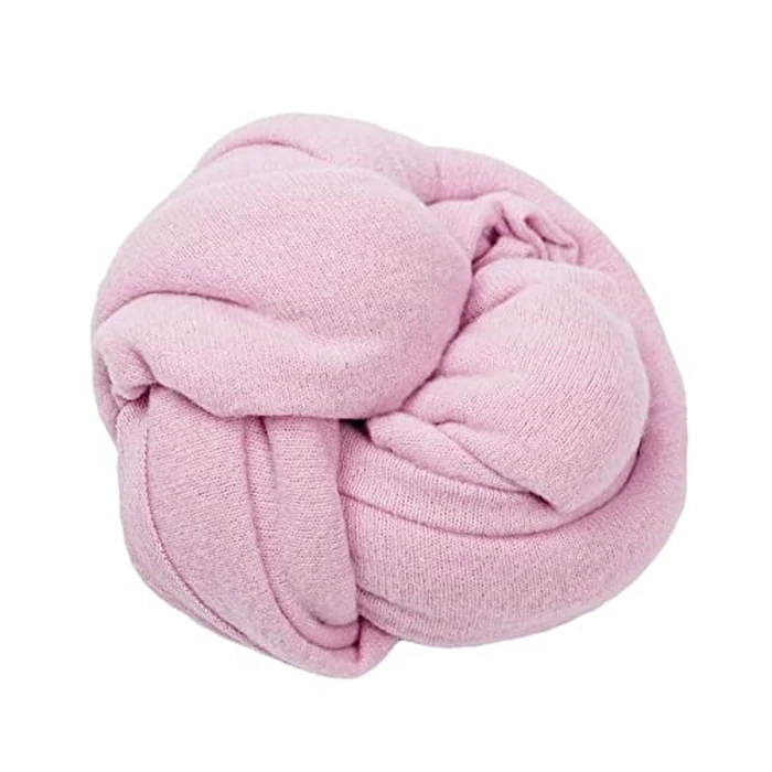 Newborn Baby Photo Outfits Props Stretch Blanket Infant Boy Girl Photography Velvet Wraps for Baby Photo Shoot (Pink) by Zeroest - Image 5