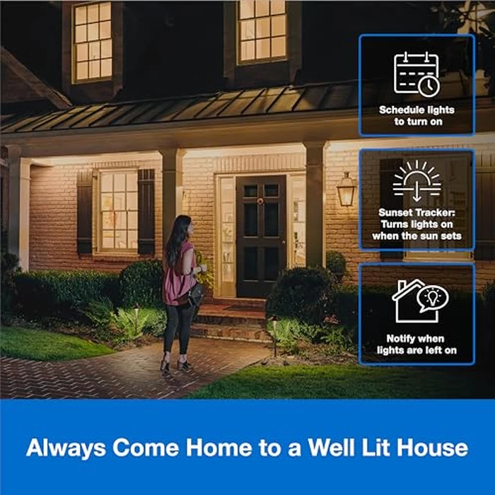 Lutron Caseta Original Smart Light Switch Kit w/Wall Plate and Smart Hub, Compatible w/Alexa, Apple Home, Google Home, Single-Pole/3 Way, 5 Amp, P-BDG-PKG1WS by Lutron - Image 5