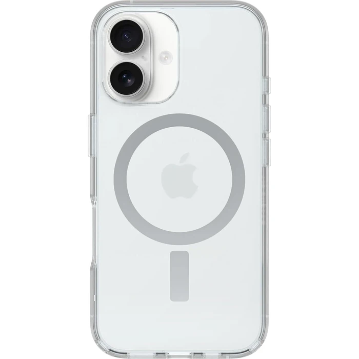 OtterBox Symmetry Series Clear Phone Case with MagSafe for iPhone 16 Plus - Clear by OtterBox - Refurbished - Good condition - US$19.93