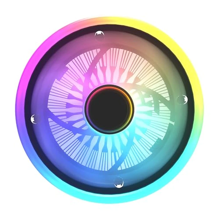 Thermaltake UX150-L ARGB CPU Cooler; Copper Base/Aluminum Fins; 130mm PWM Fan; 500~2400 RPM; LGA 1851/1700/1200/1156/1155/1151/1150; Infinity Mirror; 130W TDP; Black; CL-P147-CA13SW-A by Thermaltake - Image 2