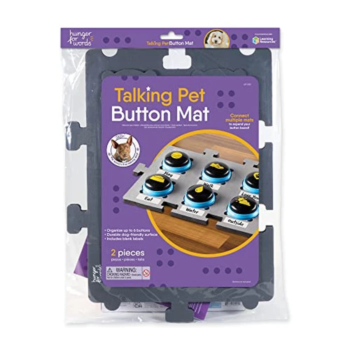 Hunger for Words Talking Pet Button Mat - 1 Piece Single, Pet Supplies, Dog Training and Obedience Games by Hunger For Words - Used - Like New condition - US$15.55