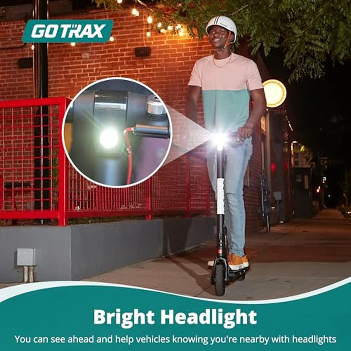 Gotrax GXL V2 Electric Scooter, 8.5" Tire, Max 15 Km and 25Km/h Speed By 250W Motor, EABS and Rear Disk Brake, Lightweight Aluminum Alloy Frame Cruise Control Foldable Escooter for Adults, Black by Gotrax - Image 5