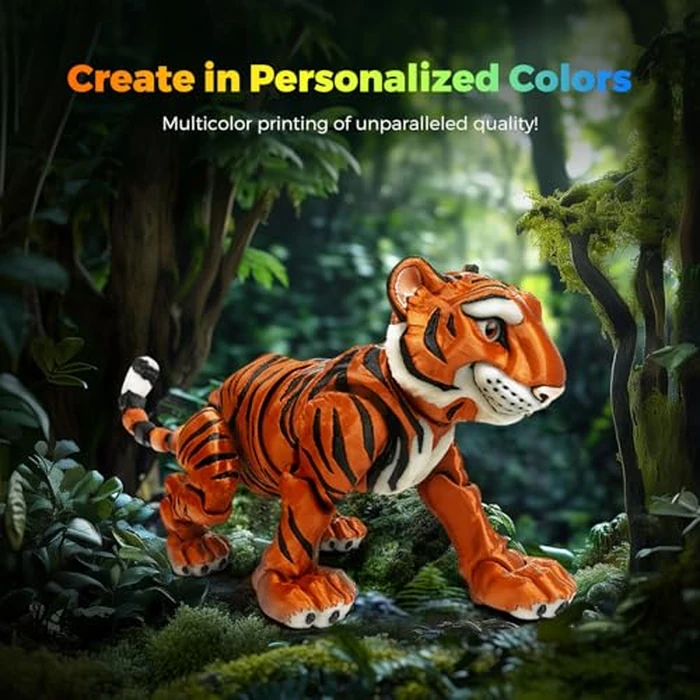 FLASHFORGE AD5X Multi-Material 3D Printer 4-Color Printing, 600mm/s Speed 1-Click Print with DIY IFS Creations, Full-Auto Calibration & Filament Backup, AD5X- Multi-Color Productivity Booster by FLASHFORGE - Image 6