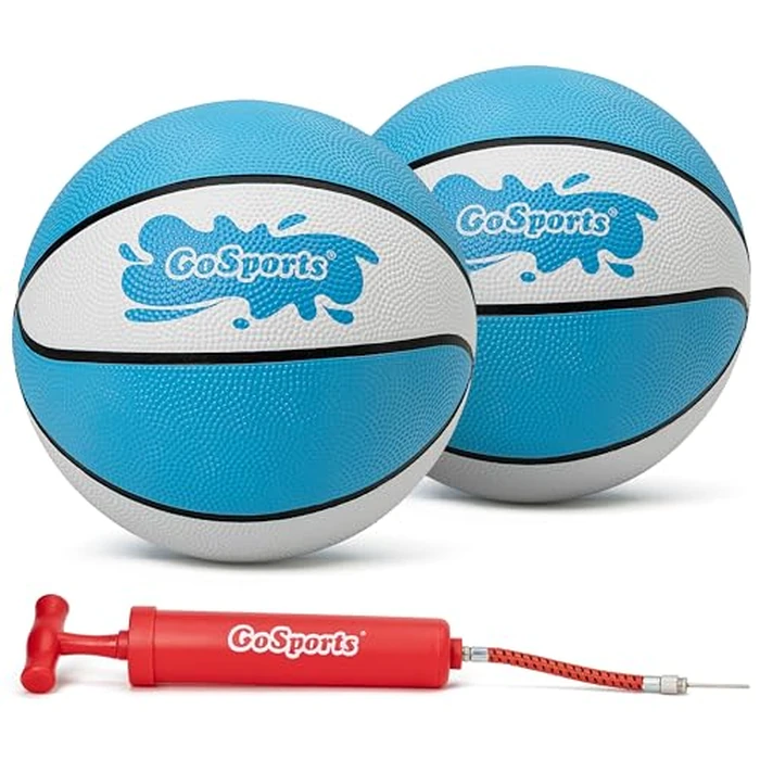 GoSports Water Basketballs 2 Pack - Size 6 (9 Inch), Great for Swimming Pool Basketball Hoops by GoSports - Used - Like New condition