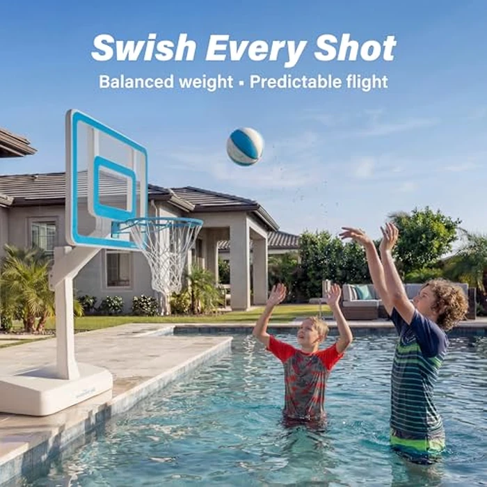 GoSports Water Basketballs 2 Pack - Size 6 (9 Inch), Great for Swimming Pool Basketball Hoops by GoSports - Image 5