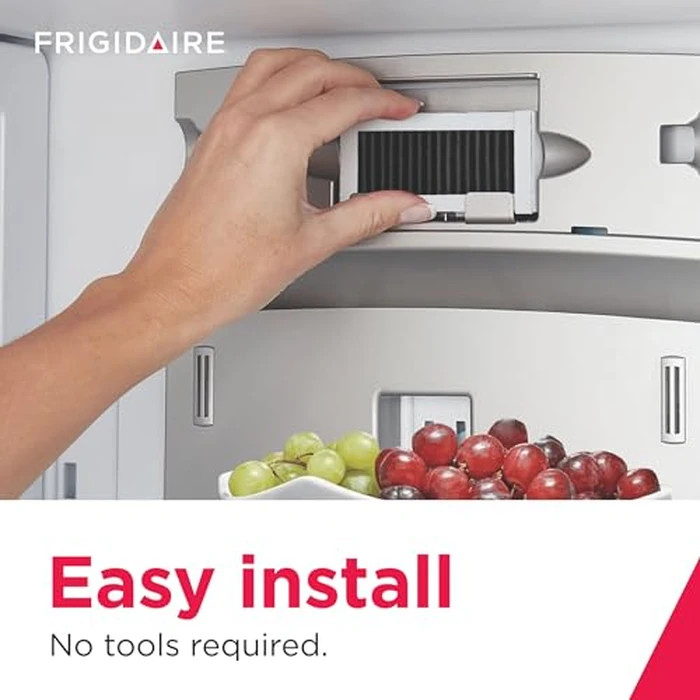 Frigidaire PAULTRA2 Pure Air Ultra II Refrigerator Air Filter with Carbon Technology to Absorb Food Odors, 3.8" x 1.8", White, 1 Count (Pack of 1) by Frigidaire - Image 3
