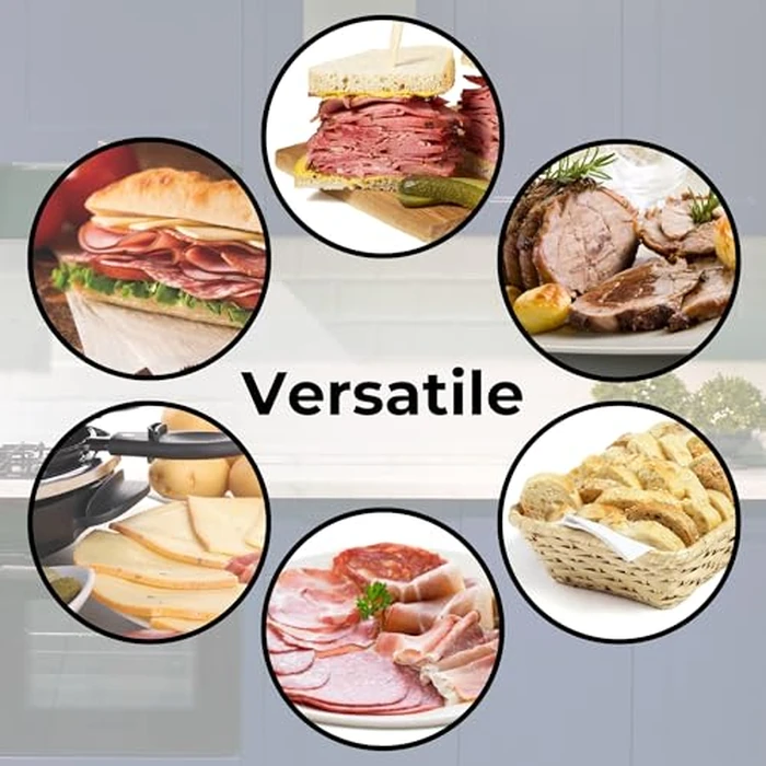 Starfrit 092968-002-0000 Deli Slicer, 11 inch x 11.8 inch x 7.9 inch , Green by Starfrit - Image 2