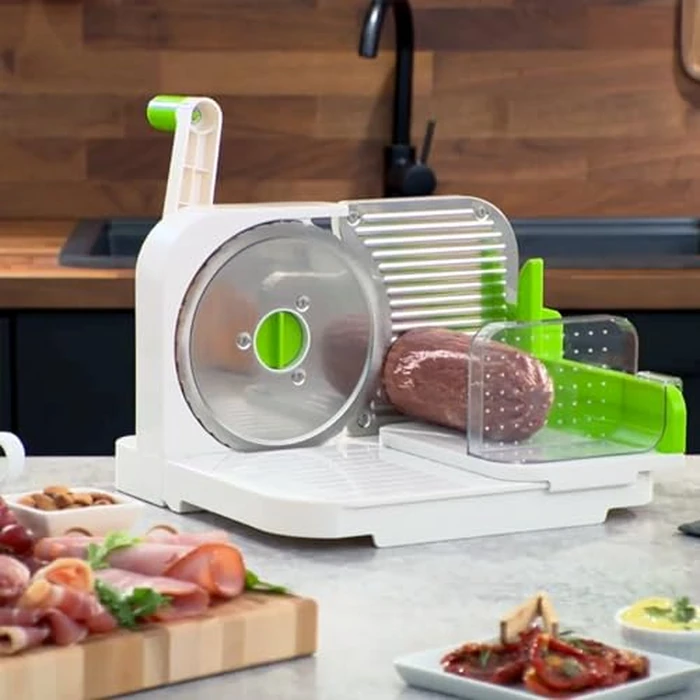 Starfrit 092968-002-0000 Deli Slicer, 11 inch x 11.8 inch x 7.9 inch , Green by Starfrit - Image 9