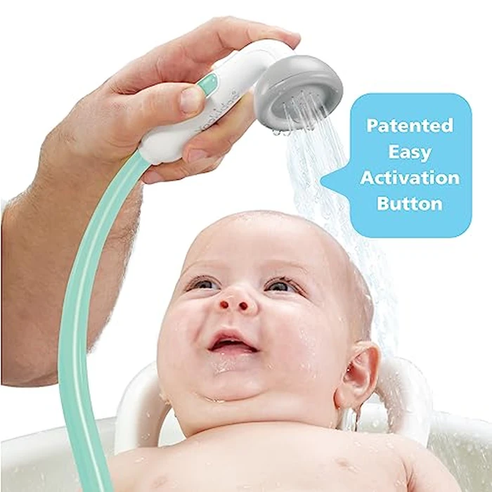 Yookidoo Baby Bath Shower Head - Elephant Water Pump with Trunk Spout Rinser - Control Water Flow from 2 Elephant Trunk Knobs for Maximum Fun in Tub or Sink for Newborn Babies by Yookidoo - Image 6