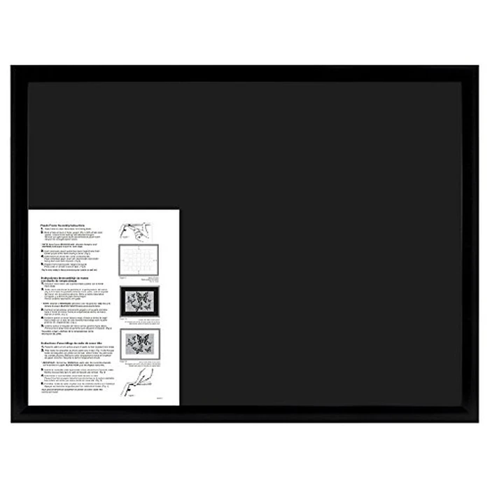 MCS 18x24 Puzzle Frame for Finished Puzzles, Black Vertical & Horizontal Wall-Mounted Large Picture Display for Preservation (1-Pack) by MCS - Image 2