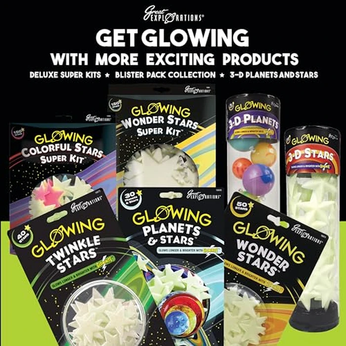 Great Explorations, 3D Glow in the Dark Planets in a Tube, Ages 5 and Up by University Games - Image 9