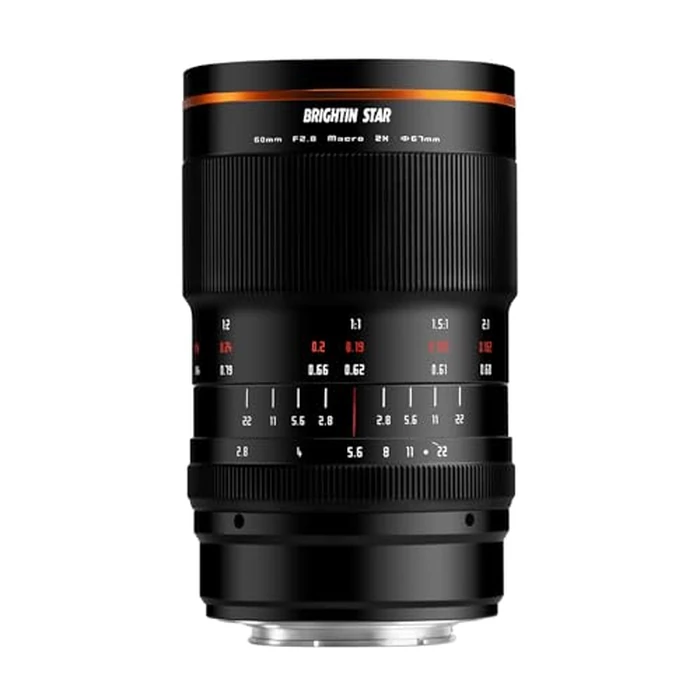 Brightin Star 60mm F2.8 II 2X Macro Lens for Nikon Z Mount Mirrorless Cameras, Full Frame Manual Focus MF Prime Large Aperture Lens, Fit for M, M2, M3, M5, M6, M10, M100, M50, M200 by brightin star - Image 1