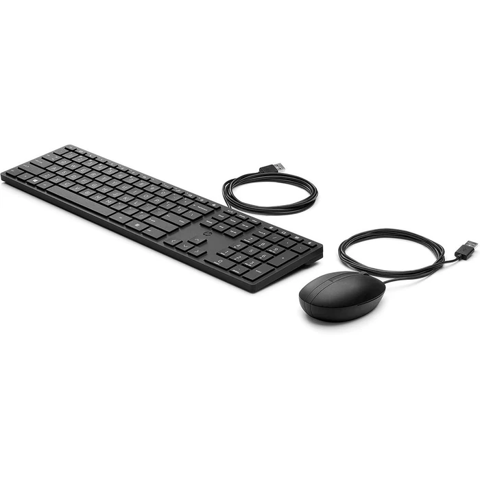 HP HP 320MK Wired Desktop Mouse and Keyboard Combo - Black by HP - Image 2