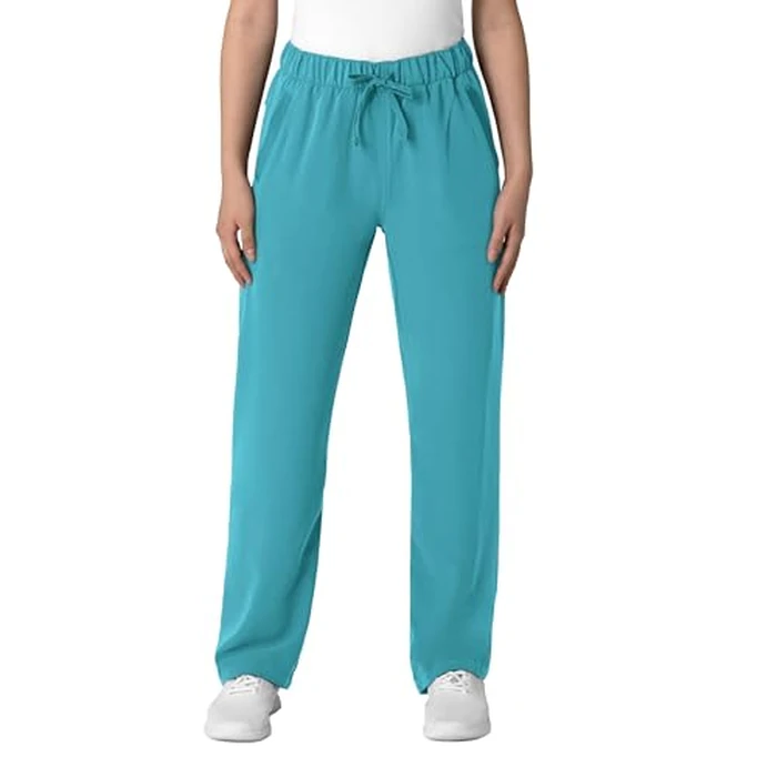Wink Nova Women's Stovepipe High-Low Hem Scrub Pant - Teal Blue, S by WINK - Used - Like New condition - US$20.47