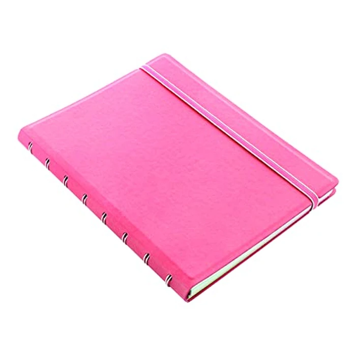Filofax Refillable Notebook, A5 Size, Classic Pastels Collection, Dotted Paper, 8.25" x 5.75", Rose (B115080U) by Filofax - Image 4