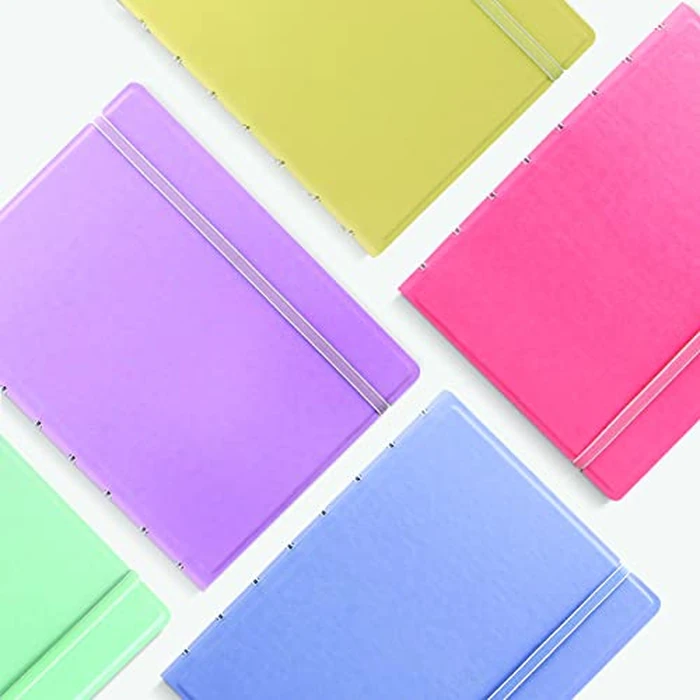 Filofax Refillable Notebook, A5 Size, Classic Pastels Collection, Dotted Paper, 8.25" x 5.75", Rose (B115080U) by Filofax - Image 7