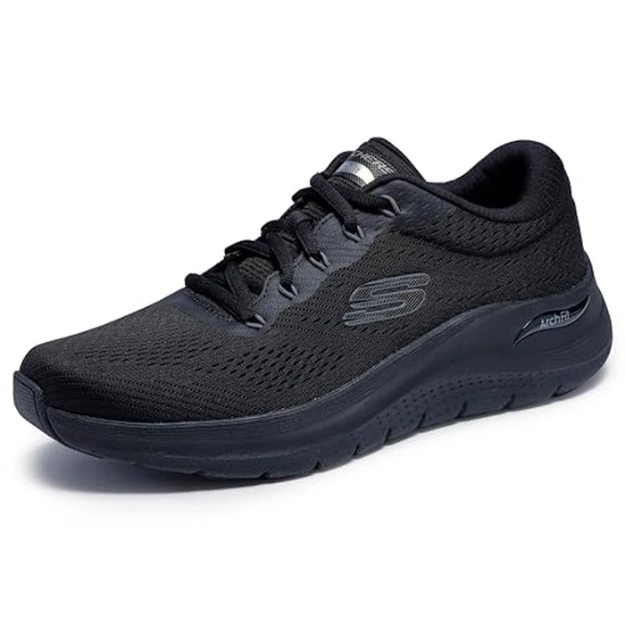 Skechers Men's Arch Fit 2.0 Sneaker, Black/Black, 7.5 by Skechers - Used - Very Good condition