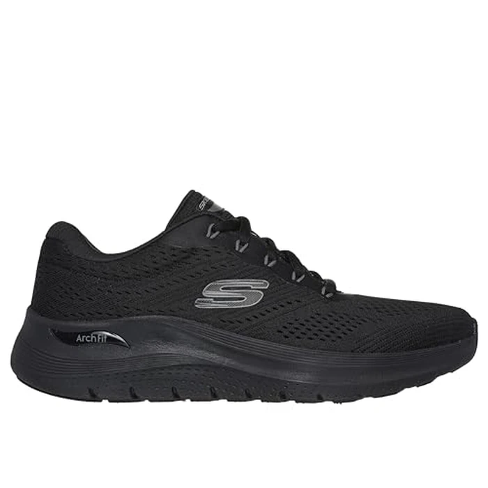 Skechers Men's Arch Fit 2.0 Sneaker, Black/Black, 7.5 by Skechers - Image 2