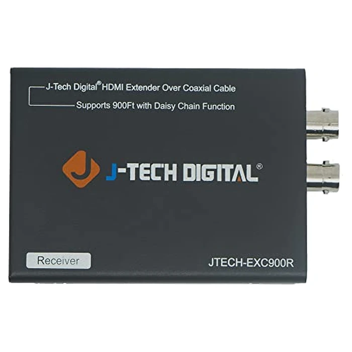 J-Tech Digital HDMI Over Coax Coaxial Daisy Chain Extender 900 FT RG6 / RG7 / RG11 1080p for CCTV, DVR, Cable Set Top Box [JTECH-EXC900R] [Receiver Only] by J-Tech Digital - Used - Very Good condition - US$35.89