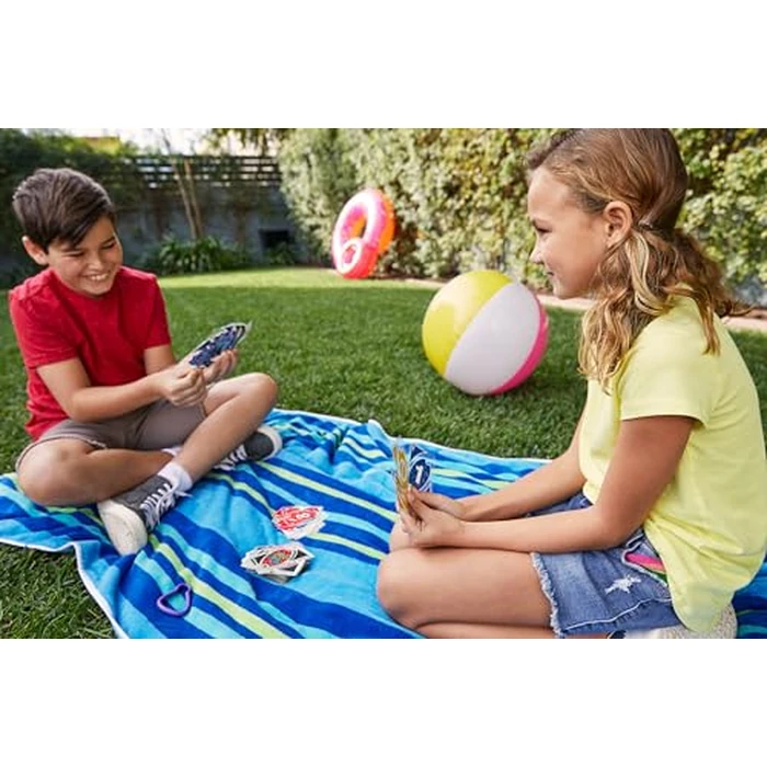 Mattel Games UNO Splash Card Game with Waterproof Cards and Portable Clip for Travel, Camping and Game Nights Away by Mattel Games - Image 1