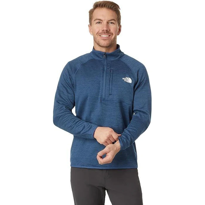 The North Face Men's Canyonlands ½ Zip Pullover Fleece (Size S) - Shady Blue Heather by The North Face - Refurbished - Excellent condition - US$48.21