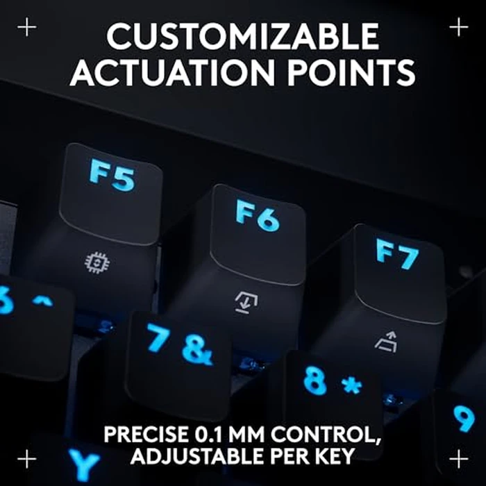 Logitech G PRO X TKL Rapid (Tenkeyless) Wired Gaming Keyboard: Magnetic Analog Switches with Rapid Trigger, Lightsync RGB, Detachable USB-C Cable, Volume Roller & Media Buttons - Black by Logitech G - Image 4