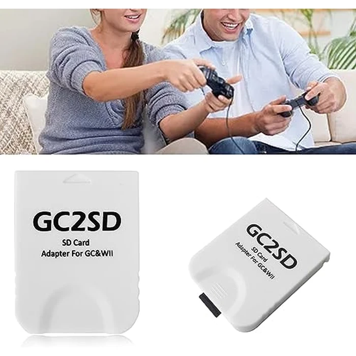 Hyamass GC2SD Gamecube Memory Card Adapter, Memory Card Compatible for Gamecube and Wii with Micro SD Support for Emulator, Plug and Play Portable Game Memory Card (White) by Hyamass - Image 4