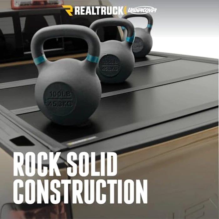 RealTruck Undercover Select Hard Folding Truck Bed Tonneau Cover | SL54020 | Fits 2022-2025 Nissan Frontier (w or w/o Utili-Track System) 5' Bed (60") by RealTruck - Image 4