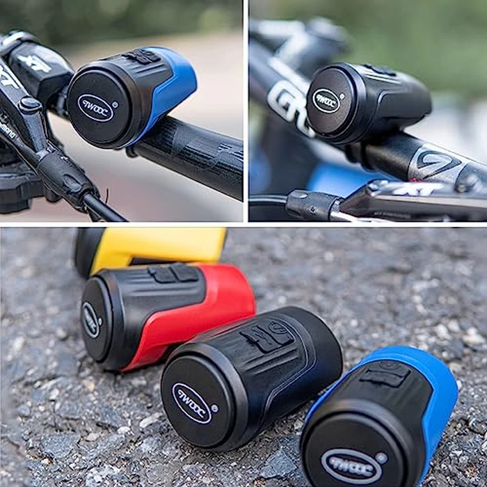 Electric Bike Bell for Adult, 125db Anti-Theft Alarm Loud E-Bike Horn with 1 Sound Modes USB Rechargeable Waterproof Bicycle Horn for MTB/BMX Scooter/Road Cycling by kimairy - Image 4