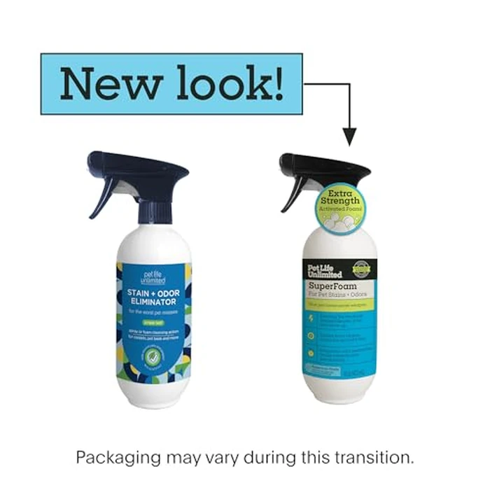 Pet Life Unlimited SuperFoam Spray, Carpet and Surface Cleaner for Dog Urine, 16 oz, Strong Odor & Stain Remover, Plant-Based Formula, Natural Juniper Leaf Scent, Two-Way Spray, USA Made (Pack of 1) by Pet Life Unlimited - Image 2
