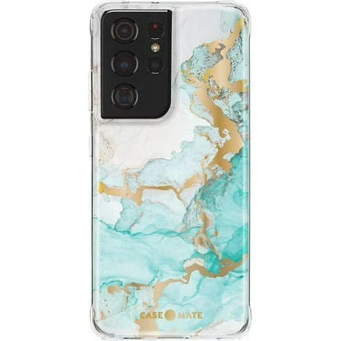 Case-Mate Prints Series Phone Case for Samsung Galaxy S21 Ultra 5G - Ocean Marble by Case-Mate - Image 1