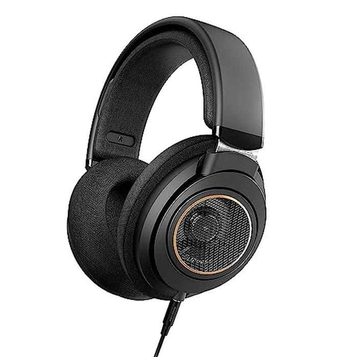 Philips Open Back Wired Headphones - Cushioned Over Ear Headphones with Adjustable Headband for Ultimate Comfort and Superior Sound Quality, Plugs into TV, Stereo or PC, Ideal for Podcasts or Music by Philips - Used - Like New condition - US$50.00