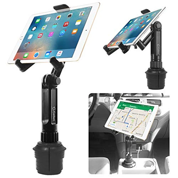Cellet Cup Holder Tablet Mount, Car Cradle Holder Compatible for All iPad, Pro, Air, Mini Samsung Galaxy Tablet, Amazon Fire Microsoft Surface by Cellet - Image 8