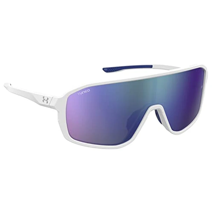 Under Armour Men's Gameday/G Shield Sunglasses, Matte White, 99mm, 1mm by Under Armour - Image 2