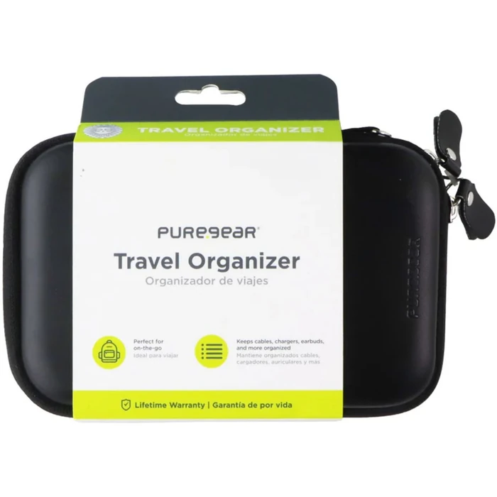 PureGear Travel Organizer Carry Case Zip-Up Pouch - Black - Brand New by PureGear - Image 2