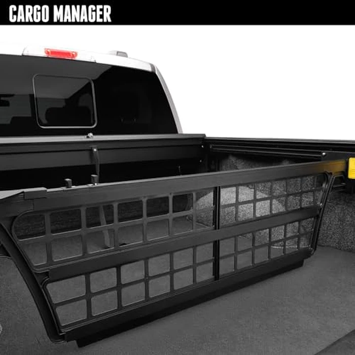 RealTruck Roll-N-Lock Cargo Manager Truck Bed Organizer | CM223 | Fits 2019 - 2025 Chevy/GMC Silverado/Sierra, works w/ MultiPro/Flex tailgate (w/o Carbon Pro Bed) 5' 10" Bed (69.9") by RealTruck - Image 2