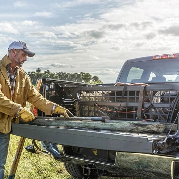 RealTruck Roll-N-Lock Cargo Manager Truck Bed Organizer | CM223 | Fits 2019 - 2025 Chevy/GMC Silverado/Sierra, works w/ MultiPro/Flex tailgate (w/o Carbon Pro Bed) 5' 10" Bed (69.9") by RealTruck - Image 6